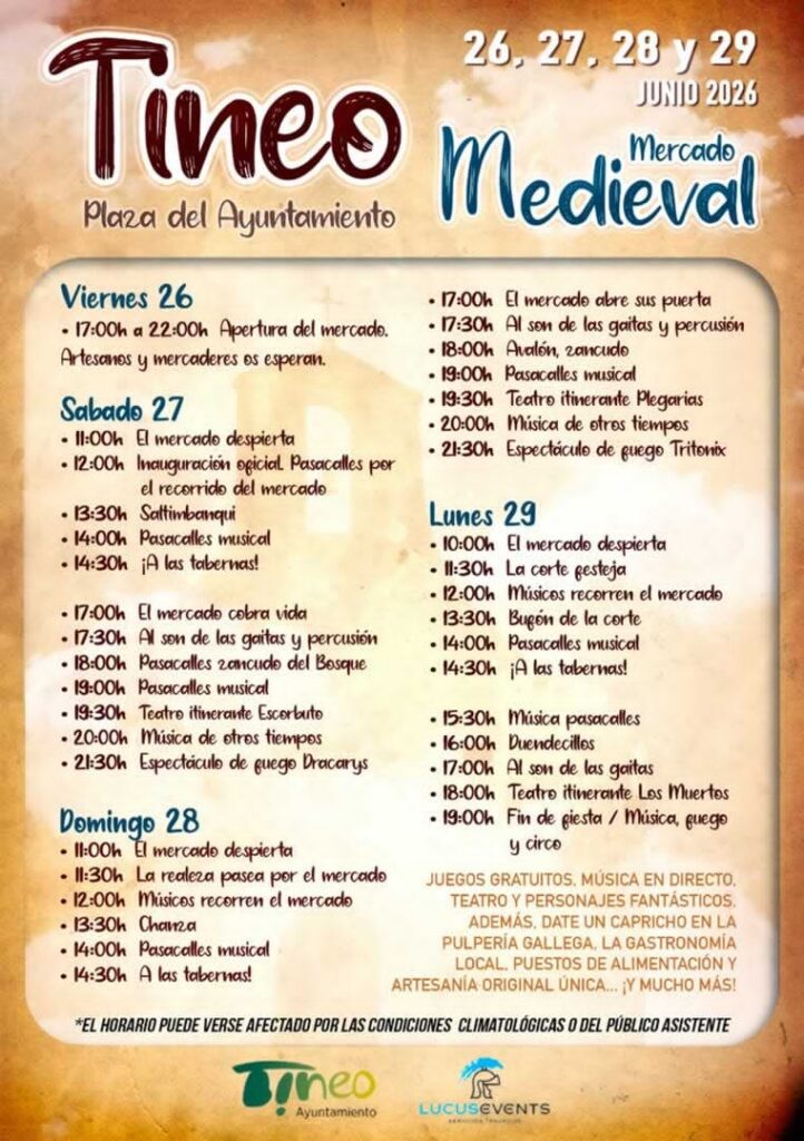 Mercado Medieval de Tineo (Asturias) 2026