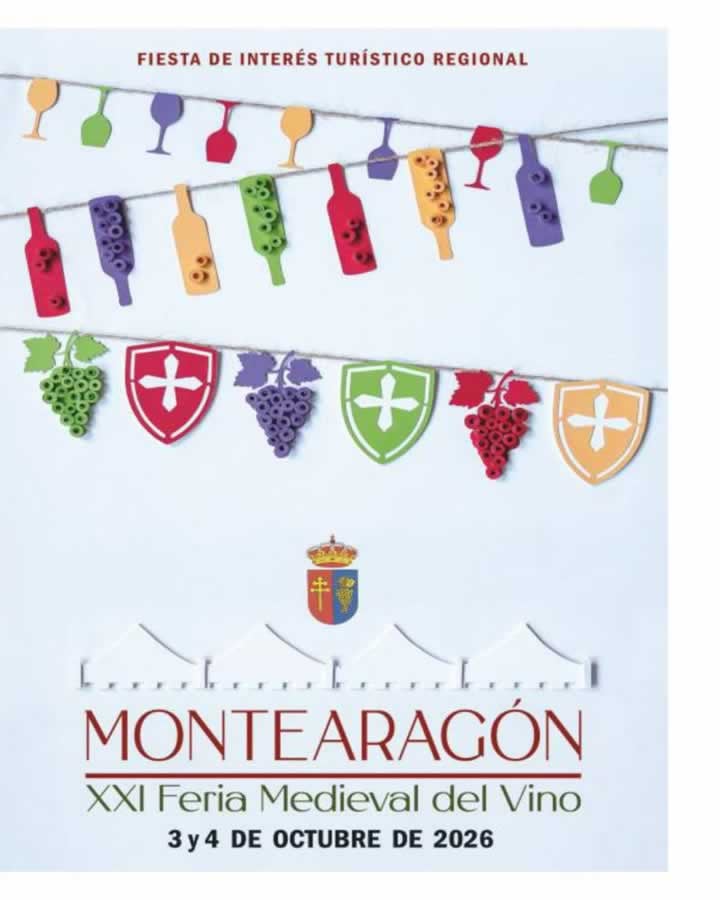 Feria Medieval del Vino de Montearagón (Toledo) 2026
