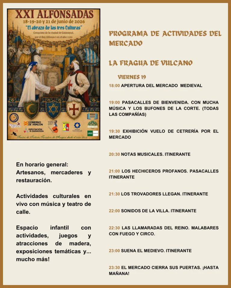 Mercado Medieval de Las Alfonsadas en Calatayud (Zaragoza) 2026