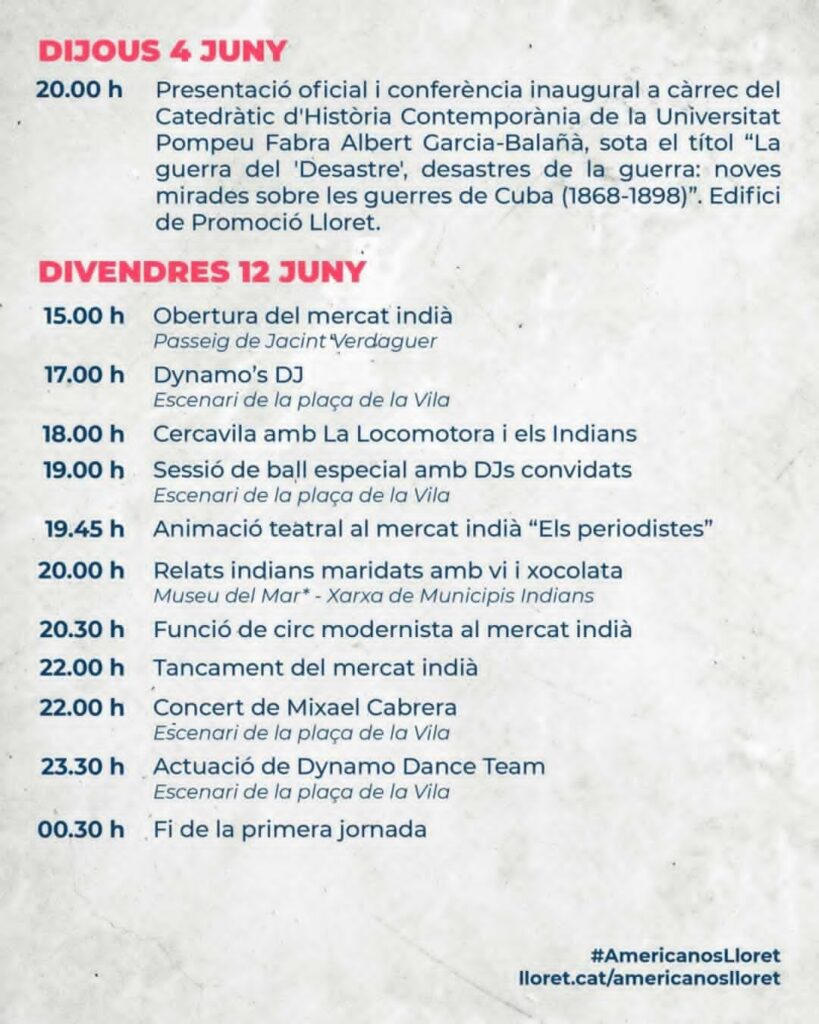 Fira dels Indians de LLoret de Mar (Girona) 2026