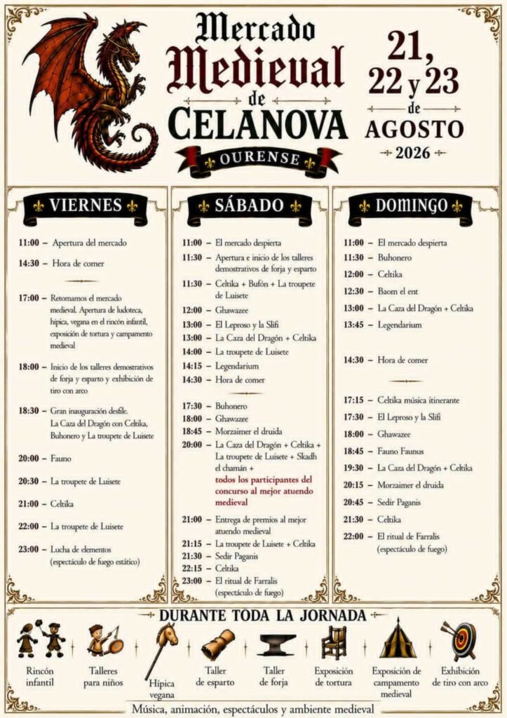 Mercado Medieval de Celanova (Ourense) 2026