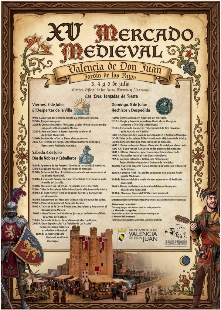 Mercado Medieval de Valencia de Don Juan (León) 2026
