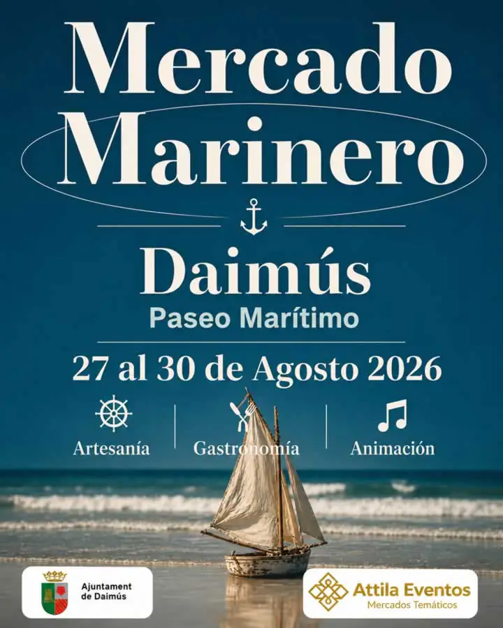 Mercado Marinero en Daimús (Valencia) 2026