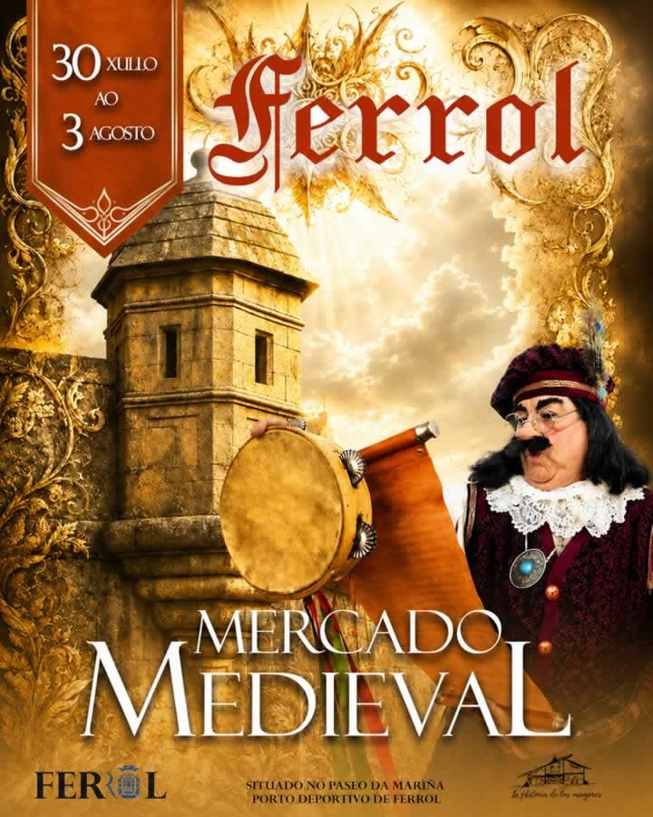 Mercado Medieval de Ferrol (A Coruña) 2026