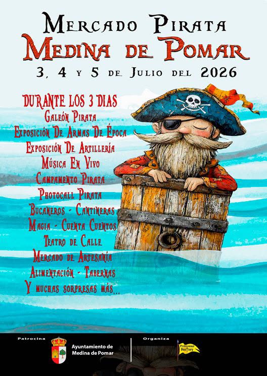 Mercado Pirata de Medina de Pomar (Burgos) 2026