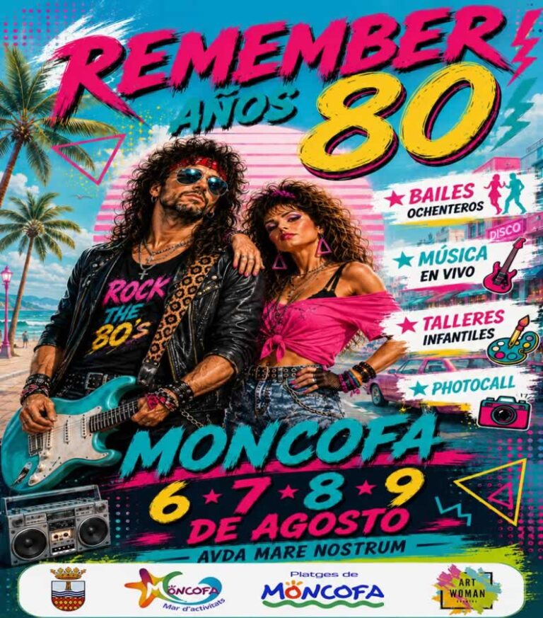 Feria Remember Años 80/90 en Moncofa (Castellón) 2026