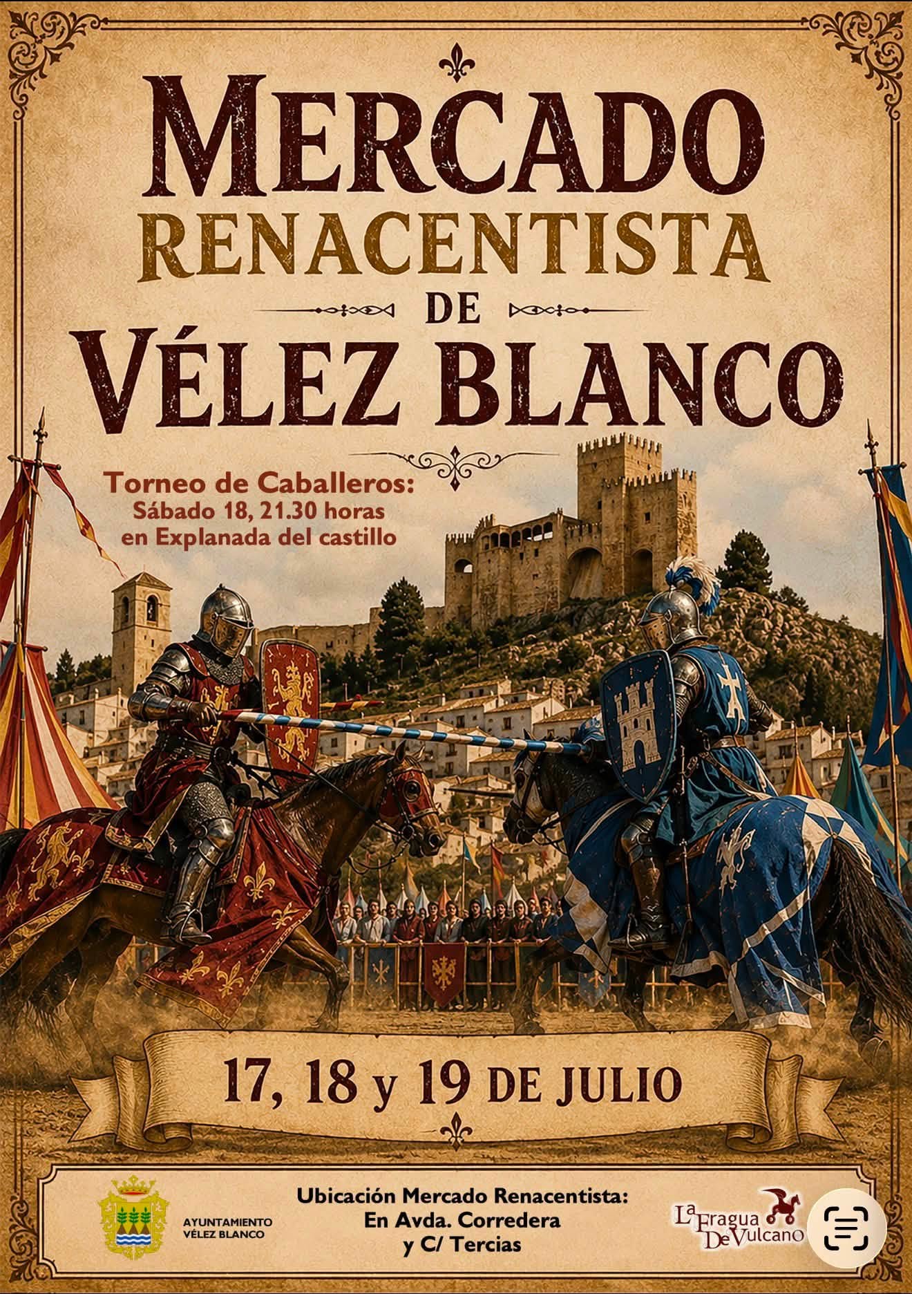 Mercado Renacentista de Vélez Blanco (Almería) 2026