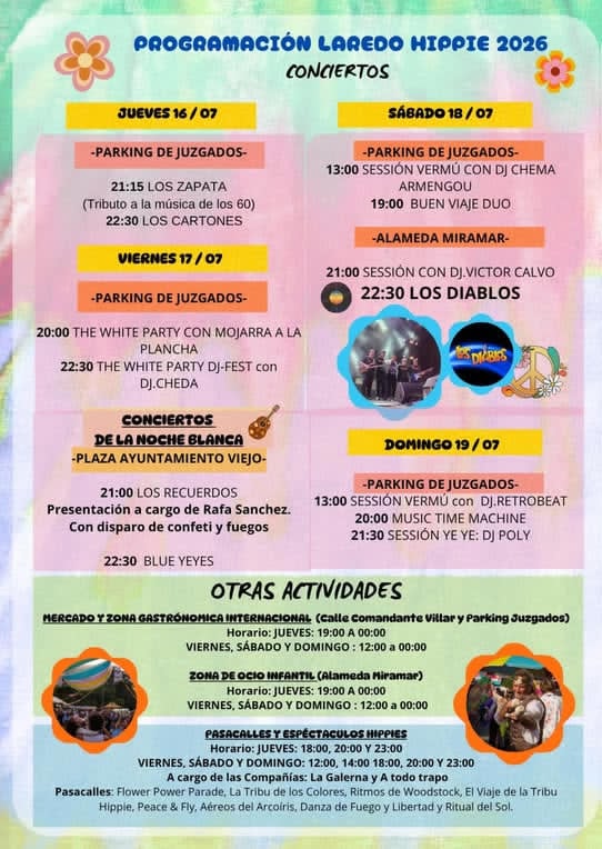 Festival Hippie de Laredo (Cantabria) 2026
