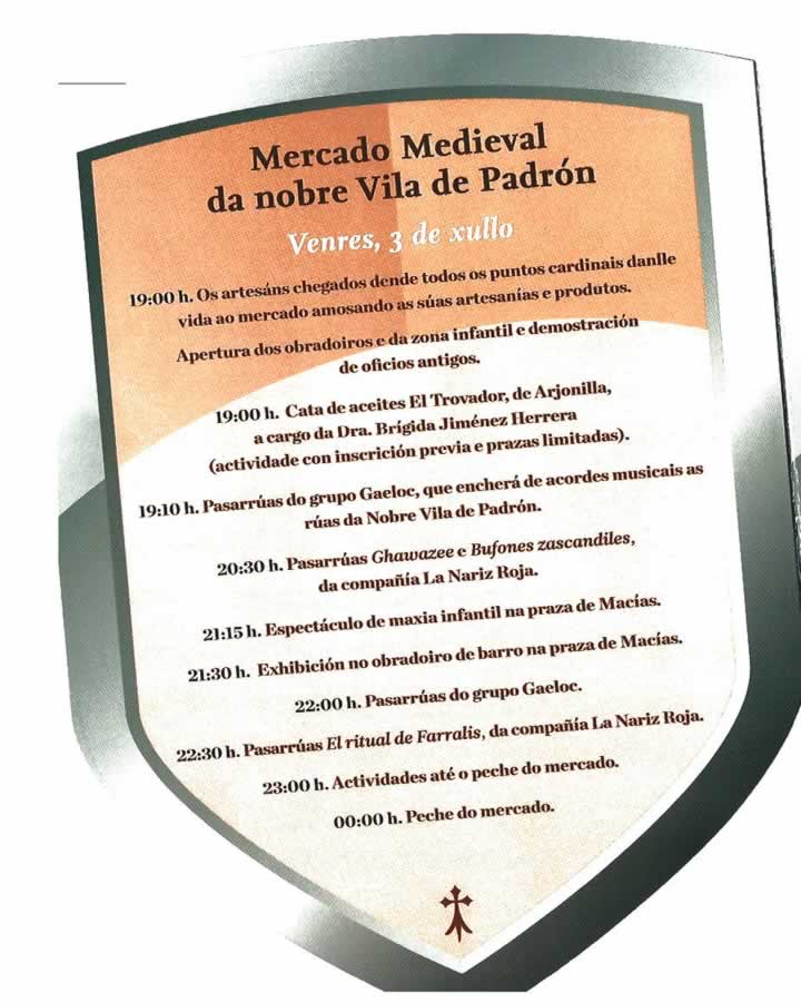 Mercado Medieval en Padrón (La Coruña) 2026