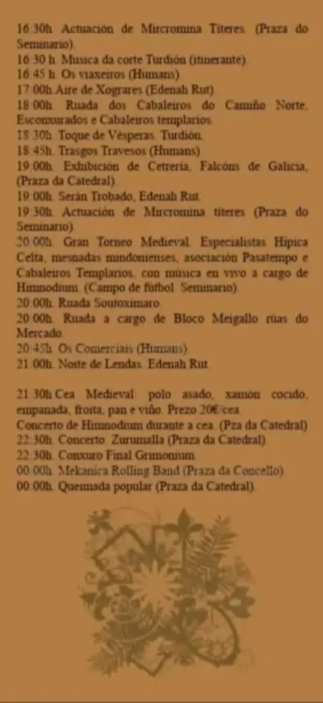 XXXIV Mercado Medieval de Mondoñedo (Lugo) 2026