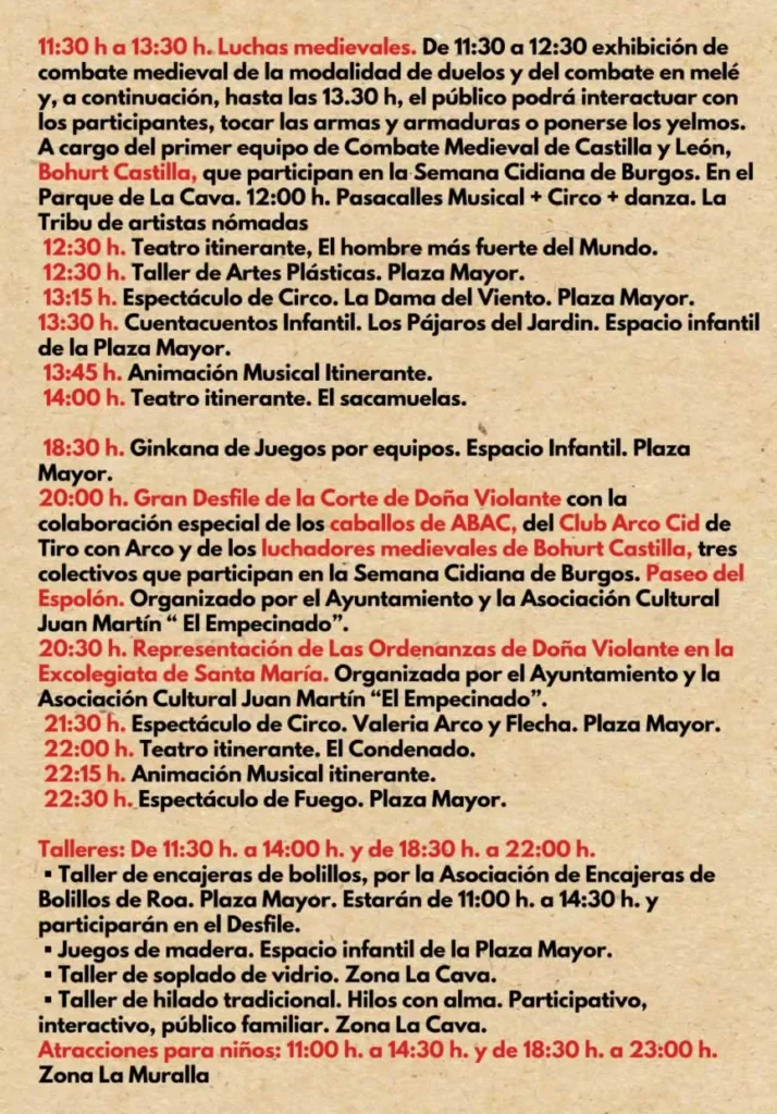 Mercado Medieval de Roa de Duero (Burgos) 2026