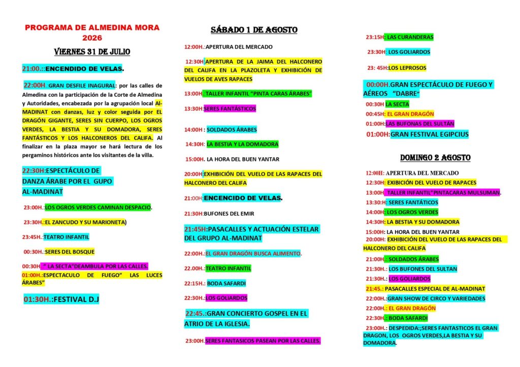 Almedina Mora (Ciudad Real) 2026