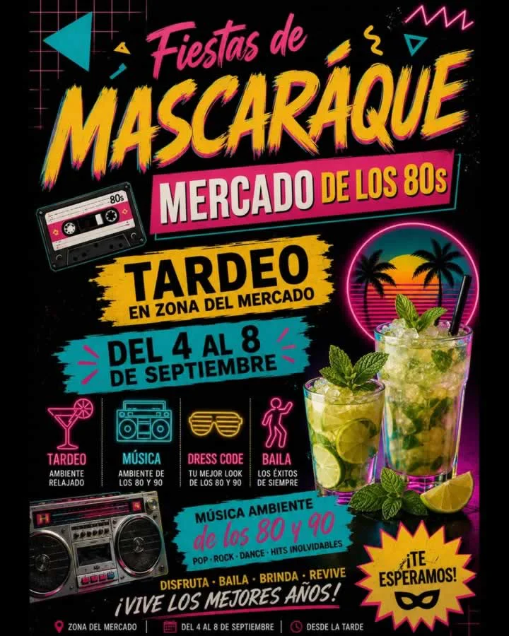 Mercado de los 80s en Mascaraque (Toledo) 2026