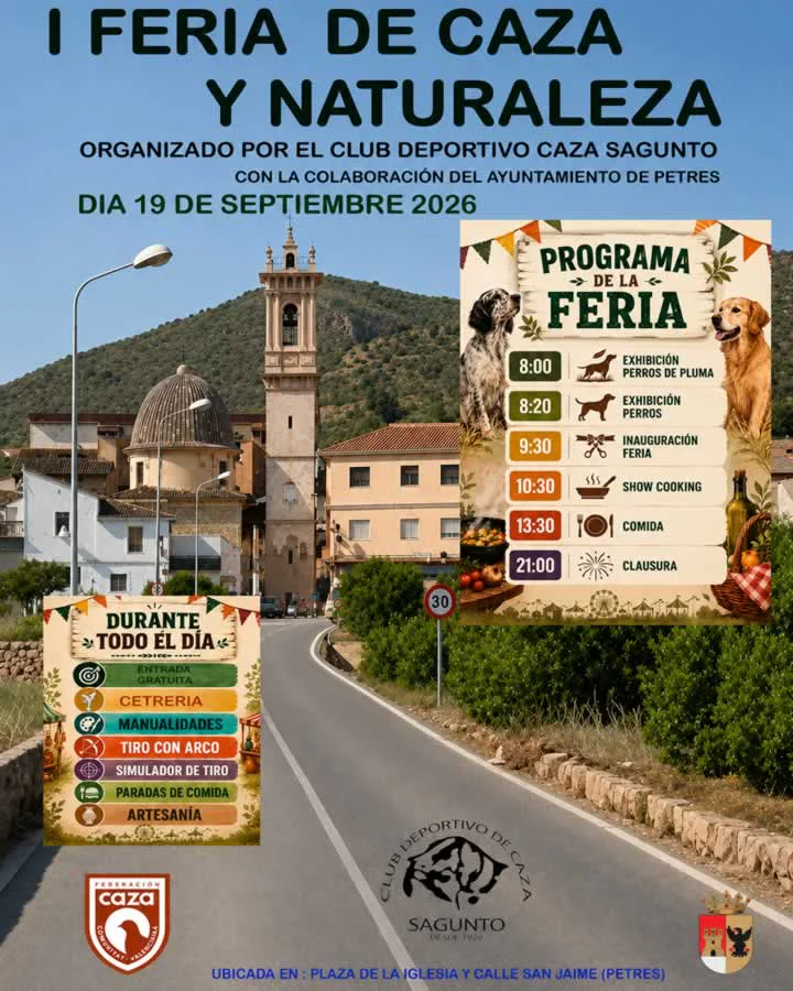 I Feria de Caza y Naturaleza de Petrés (Valencia) 2026