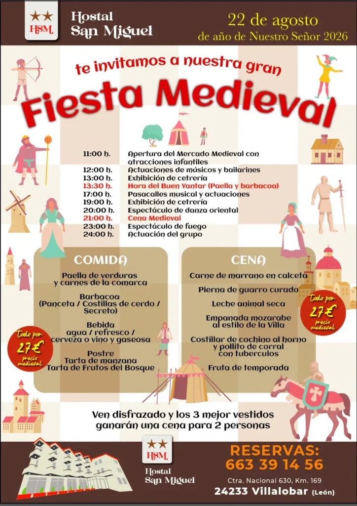 Fiesta y Mercado Medieval de Villalobar (León) 2026