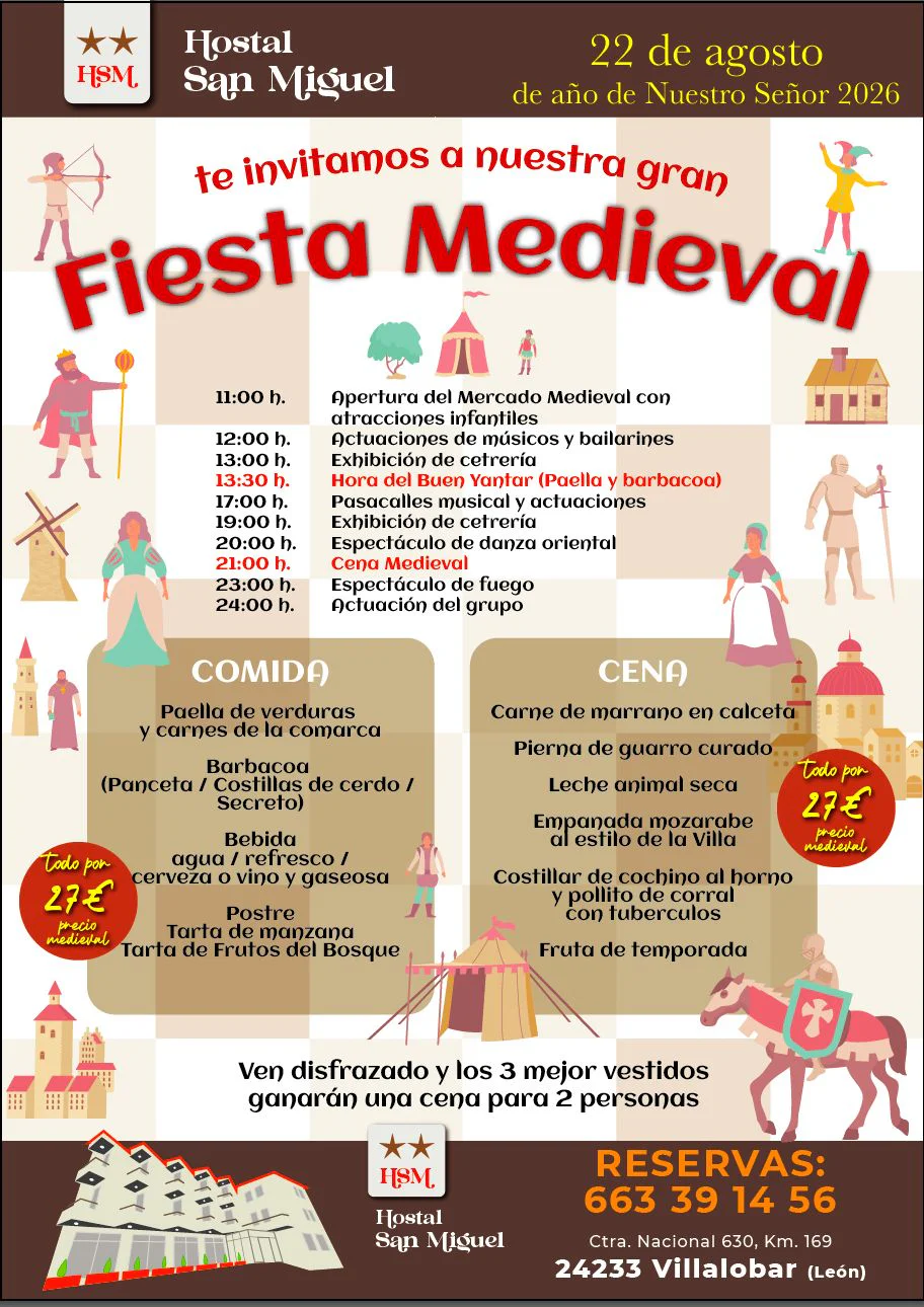 Fiesta y Mercado Medieval de Villalobar (León) 2026