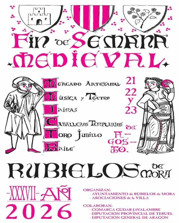 Fin de Semana Medieval de Rubielos de Mora 2026 (Teruel)