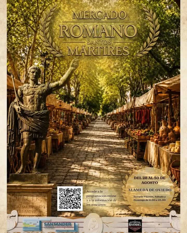 Mercado Romano de los Santos Mártires en Santander (Cantabria) 2026