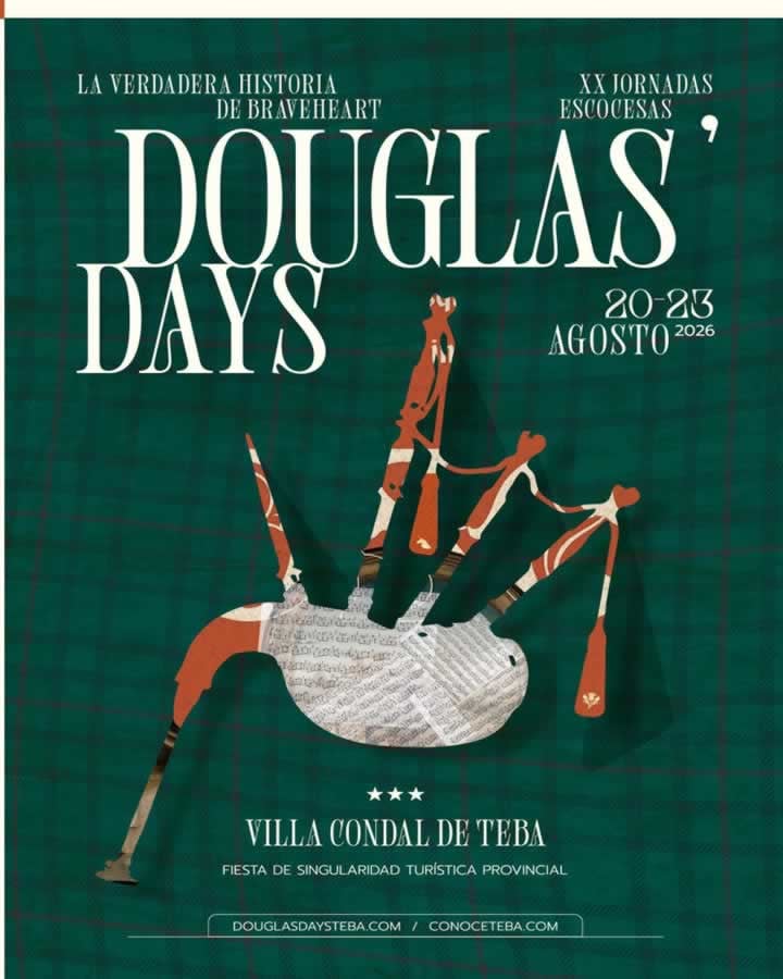 XX Jornadas Escocesas “Douglas Days” en Teba (Málaga) 2026