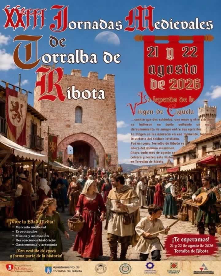 Mercado Medieval de Torralba de Ribota (Zaragoza) 2026