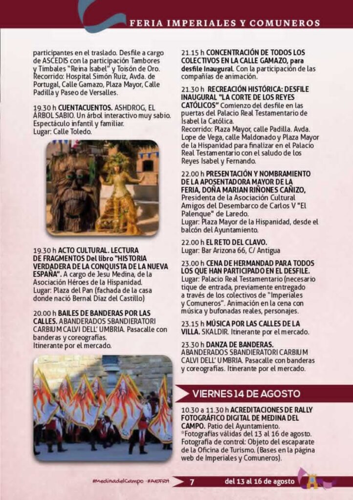 Mercado Renacentista – Feria Imperiales y Comuneros de Medina del Campo (Valladolid) 2026