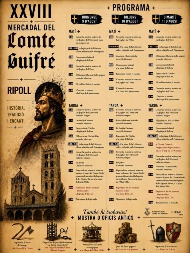 Mercat Medieval de Ripoll (Girona) 2026