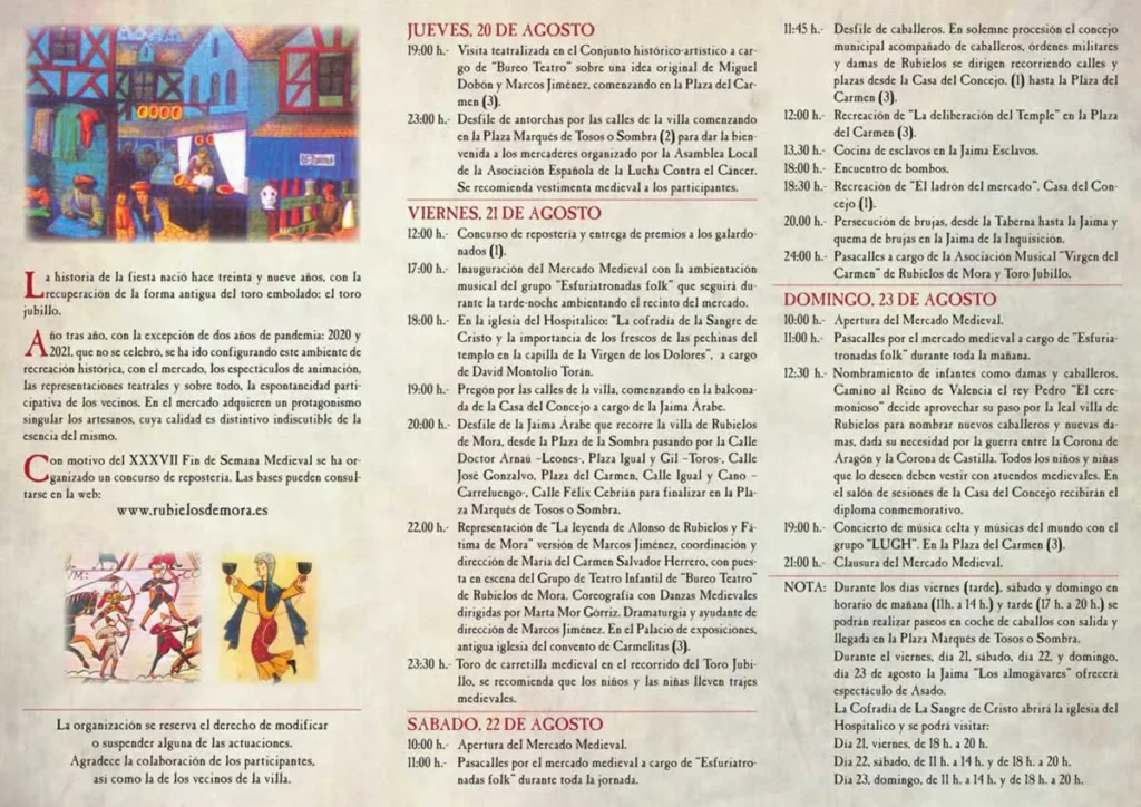 Fin de Semana Medieval de Rubielos de Mora 2026 (Teruel)