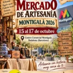 Mercado de Artesanía Montigalà en Badalona (Barcelona) 2026