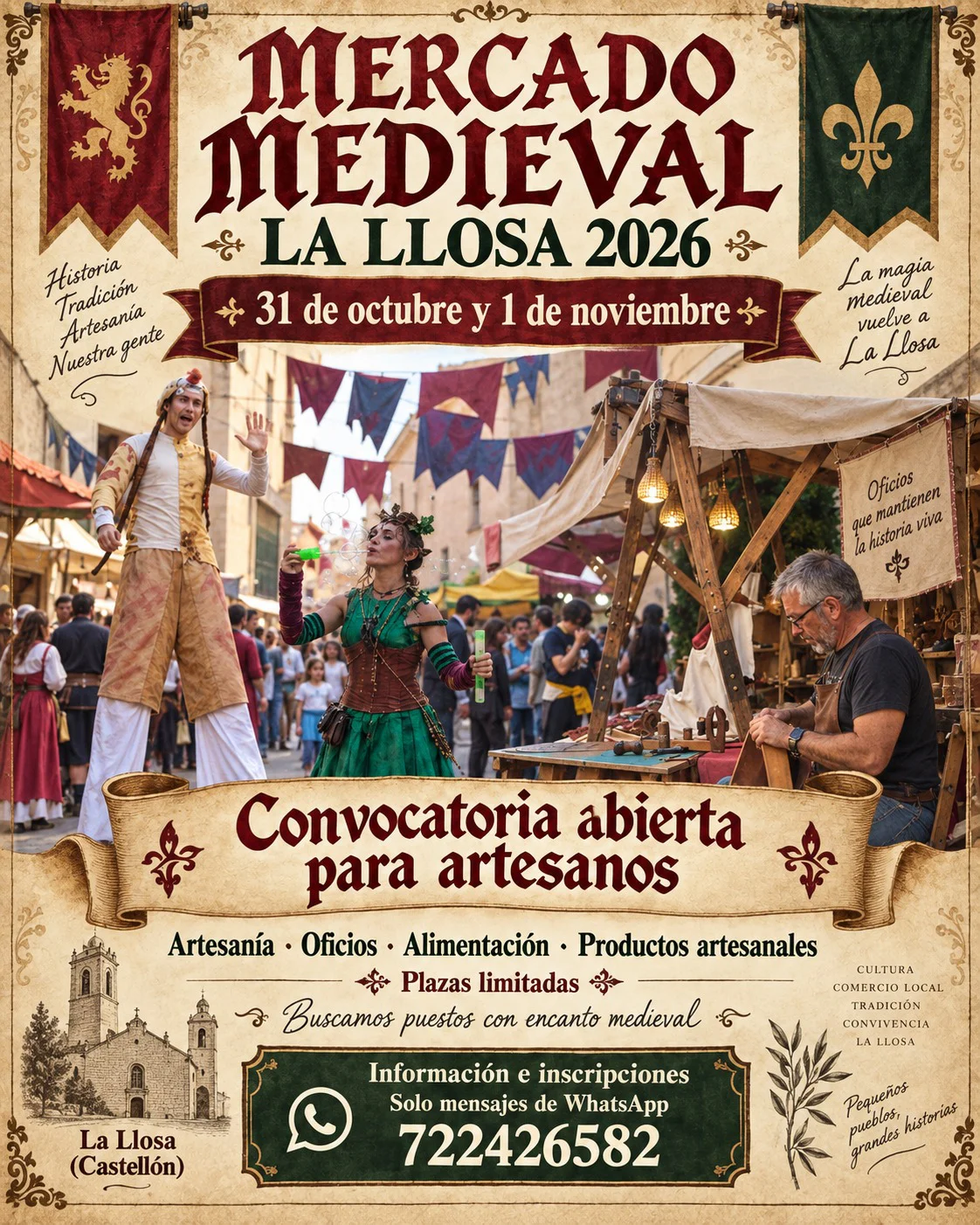 Mercado Medieval de La Llosa (Castellón) 2026