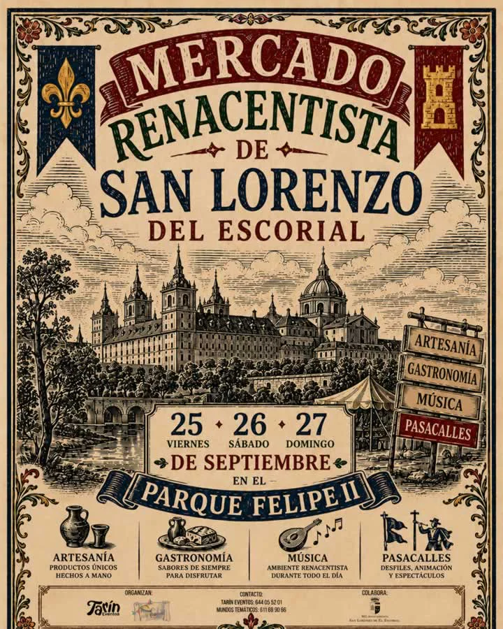 Mercado Renacentista en San Lorenzo de El Escorial (Madrid) 2026