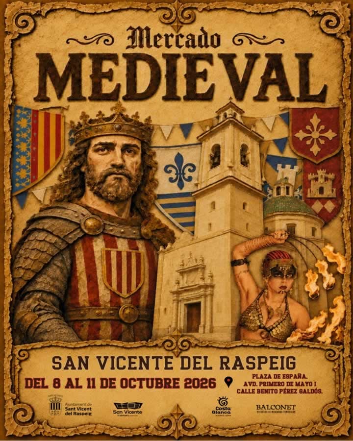 Mercado Medieval de San Vicente del Raspeig (Alicante) 2026