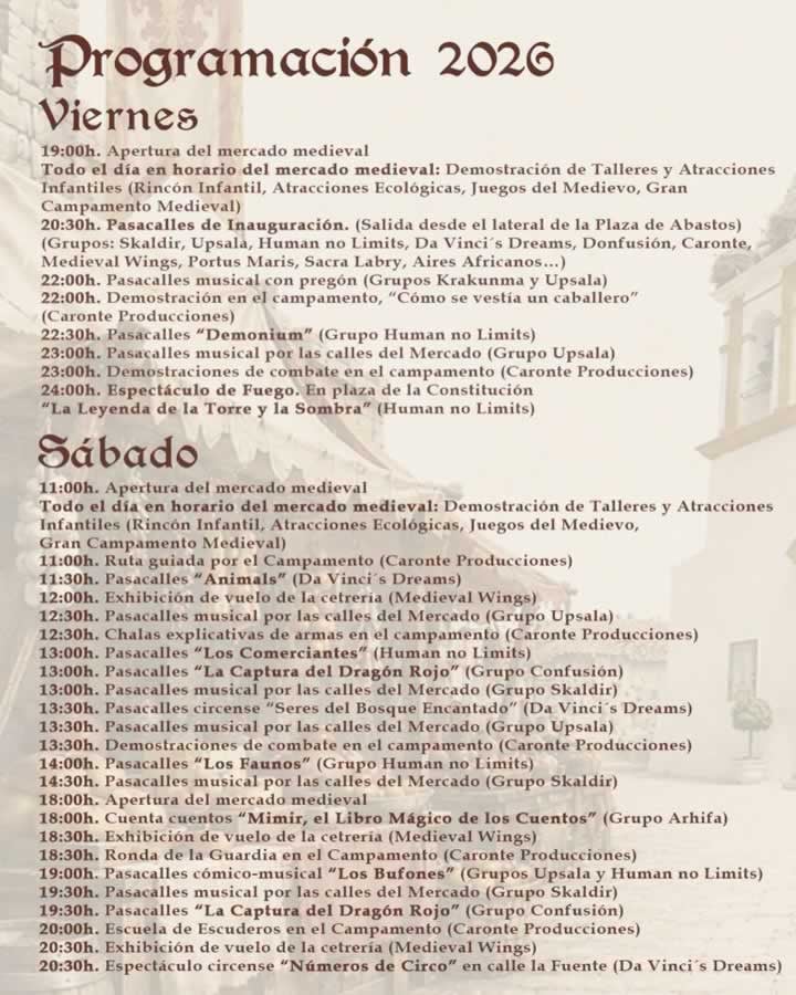 Mercado Medieval de Aljaraque (Huelva) 2026