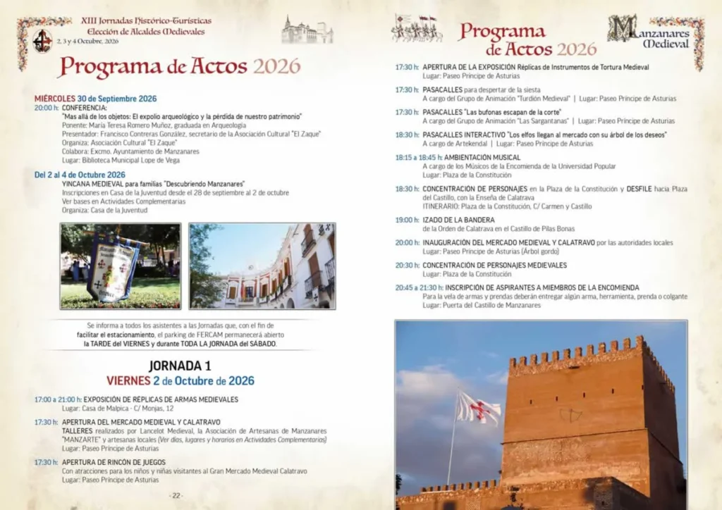 Gran Mercado Medieval Calatravo de Manzanares (Ciudad Real) 2026