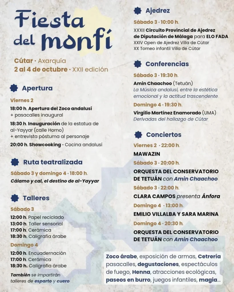 Fiesta del Monfí en Cútar (Málaga) 2026