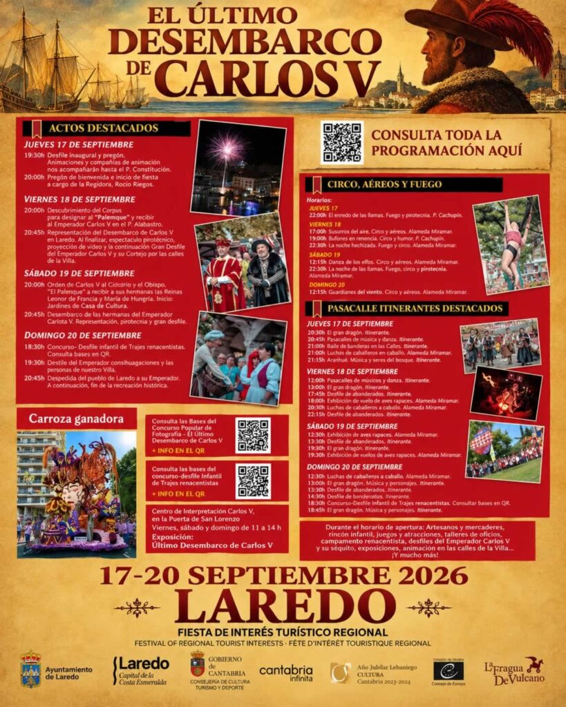 Mercado Renacentista Carlos V de Laredo (Cantabria) 2026