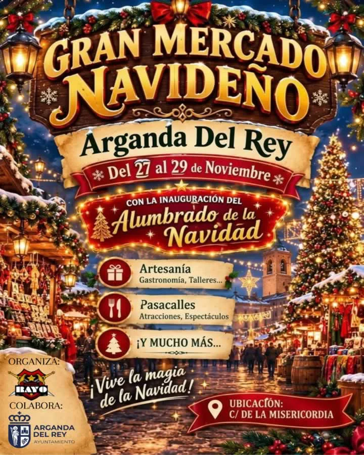Mercado Navideño de Arganda del Rey (Madrid) 2026