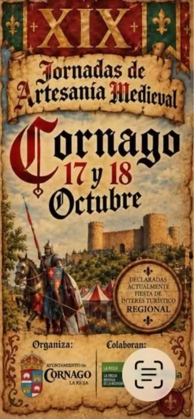 Jornadas de Artesanía Medieval de Cornago (La Rioja) 2026
