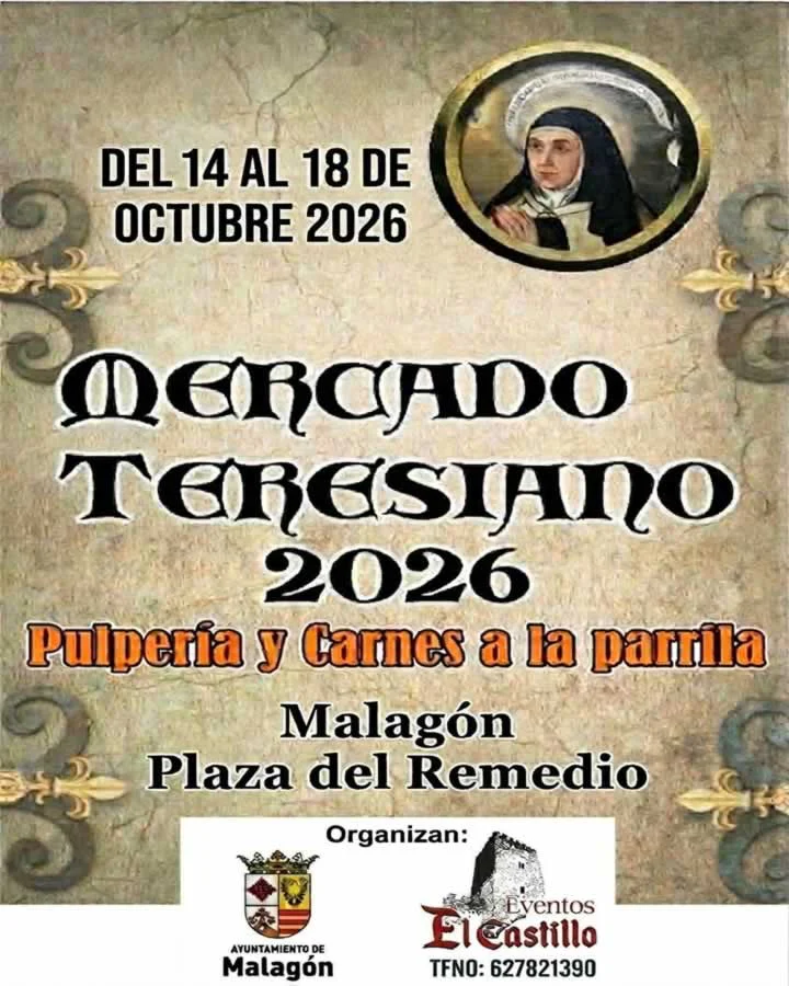 Mercado Teresiano de Malagón (Ciudad Real) 2026