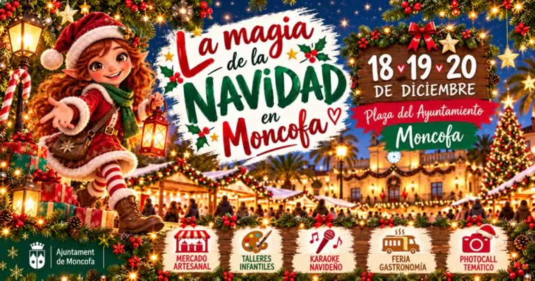 Mercado de Navidad de Moncofa (Castellón) 2026