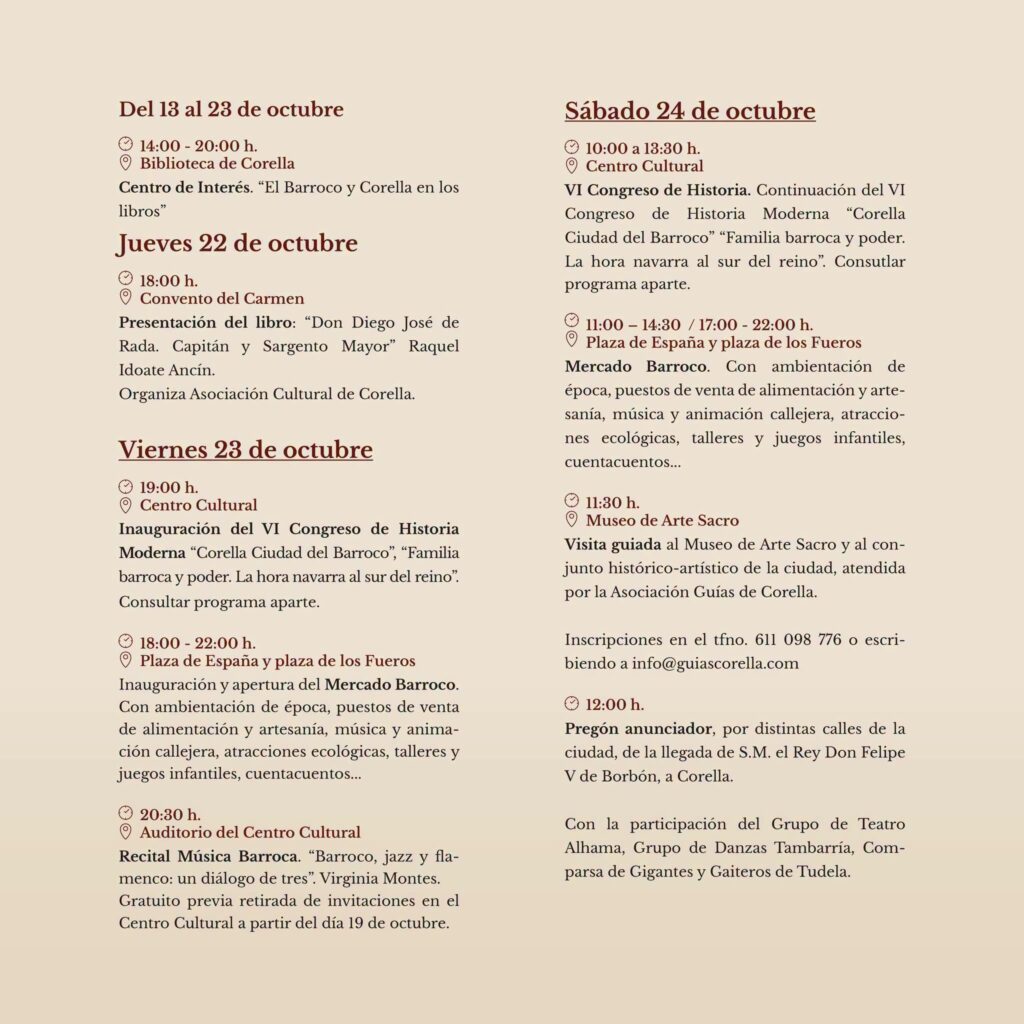 Mercado Barroco de Corella (Navarra) 2026