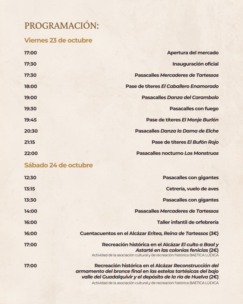 Mercado de la Cultura Tartésica en Estepa (Sevilla) 2026
