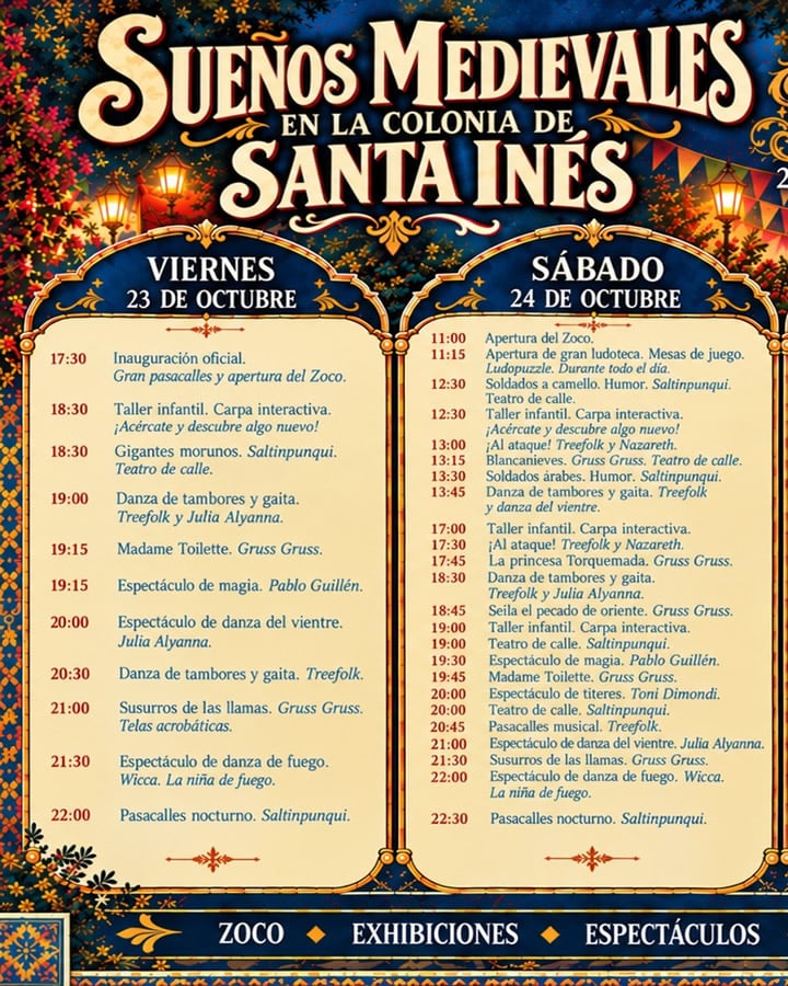 Fiesta Medieval Sueños Colonos en Teatinos-Málaga 2026